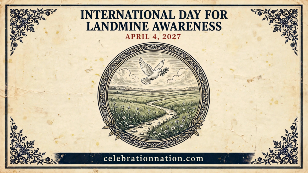 International Day for Landmine Awareness poster