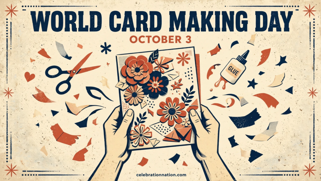 World Card Making Day poster