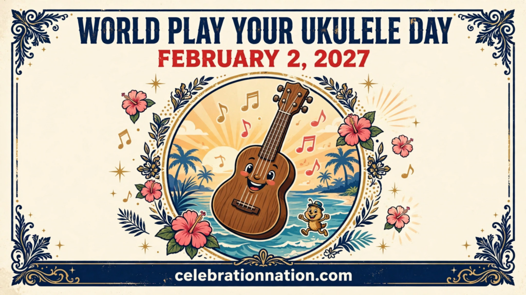 World Play Your Ukulele Day poster