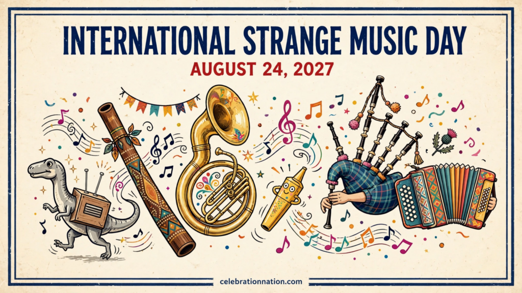 International Strange Music Day poster