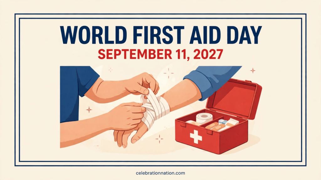 World First Aid Day poster