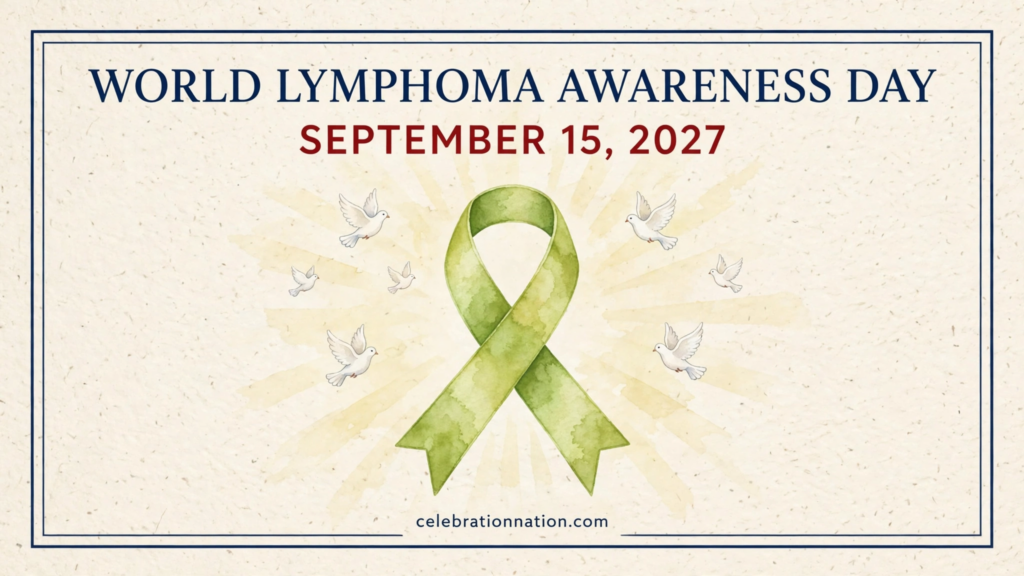 World Lymphoma Awareness Day poster