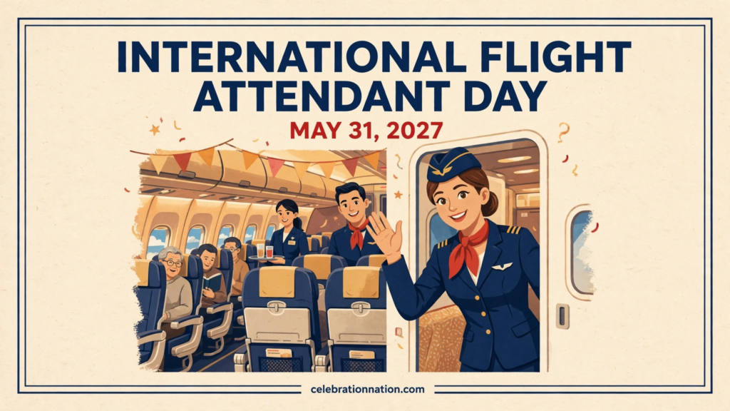 International Flight Attendant Day poster