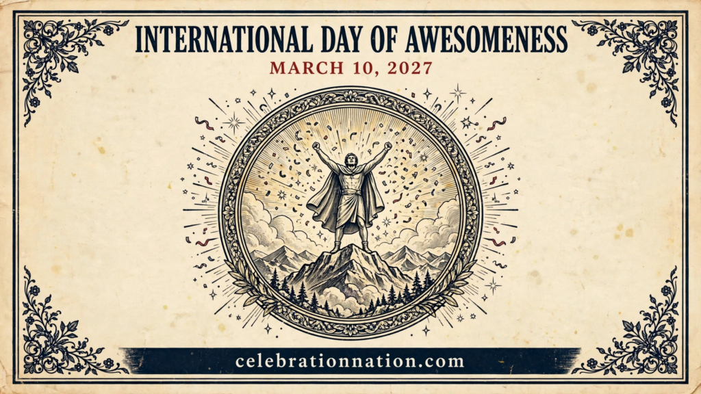 International Day of Awesomeness poster