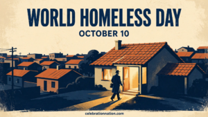 World Homeless Day 16x9 landscape poster