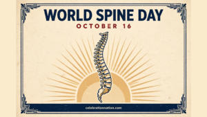 World Spine Day 16x9 landscape poster