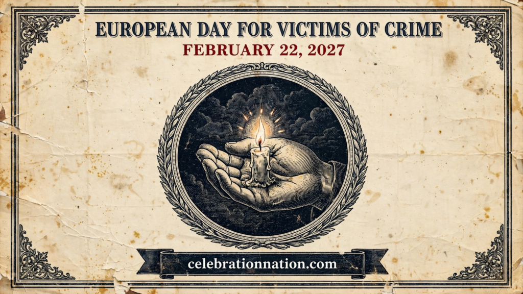 European Day for Victims of Crime poster