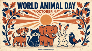 World Animal Day 16x9 landscape poster