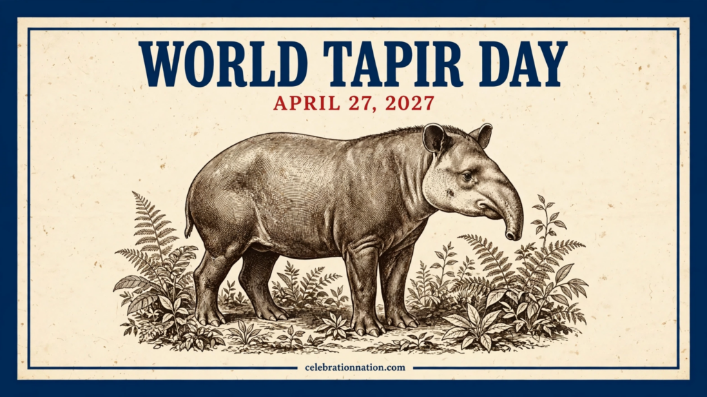 World Tapir Day poster