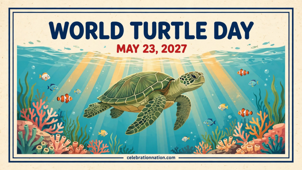 World Turtle Day poster
