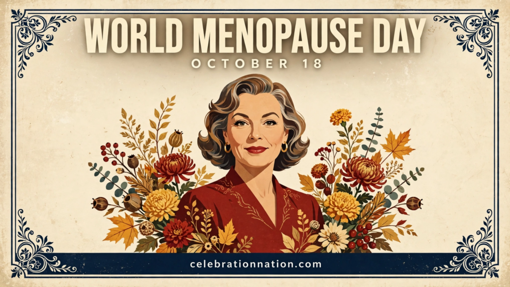 World Menopause Day poster