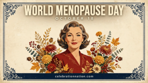 World Menopause Day 16x9 landscape poster