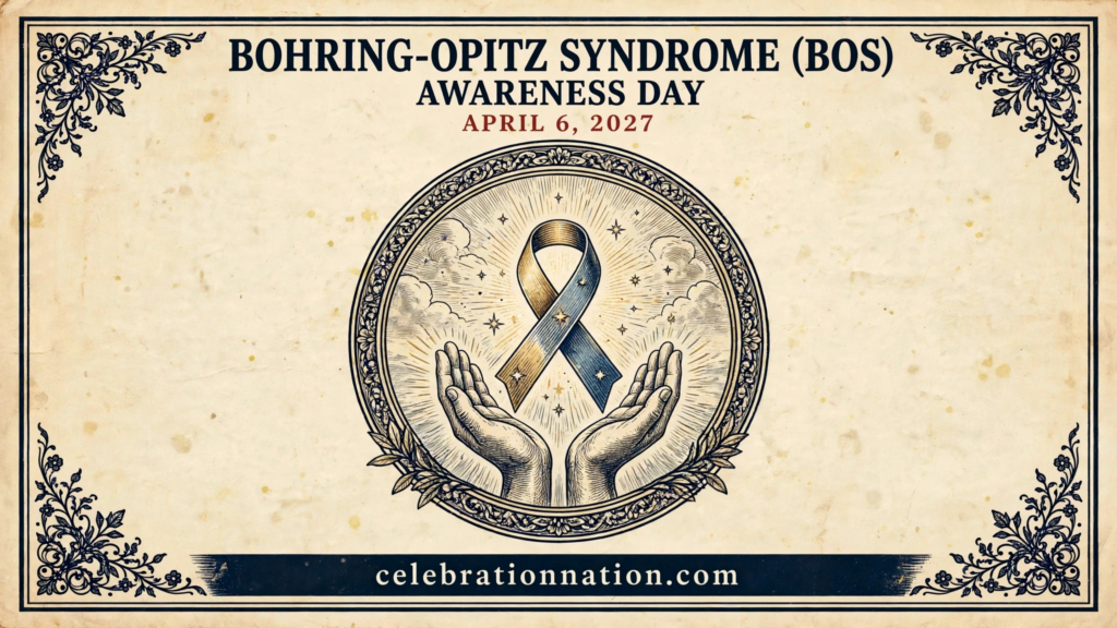 Bohring-Opitz Syndrome (Bos) Awareness Day poster