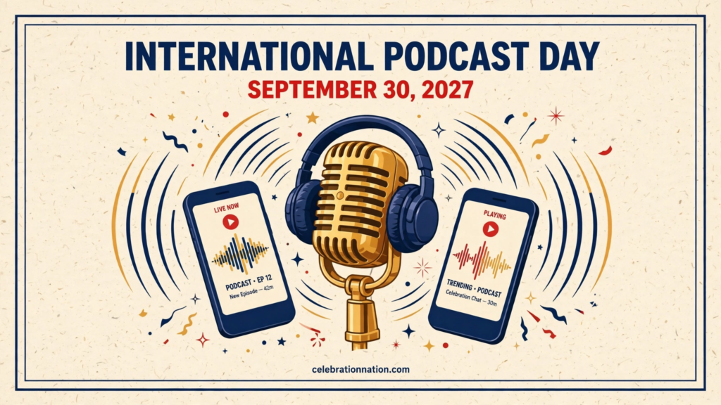 International Podcast Day poster