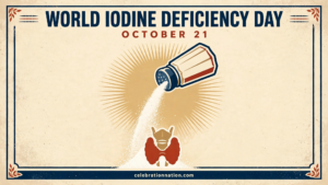 World Iodine Deficiency Day 16x9 landscape poster