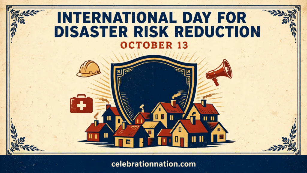 International Day for Disaster Risk Reduction poster