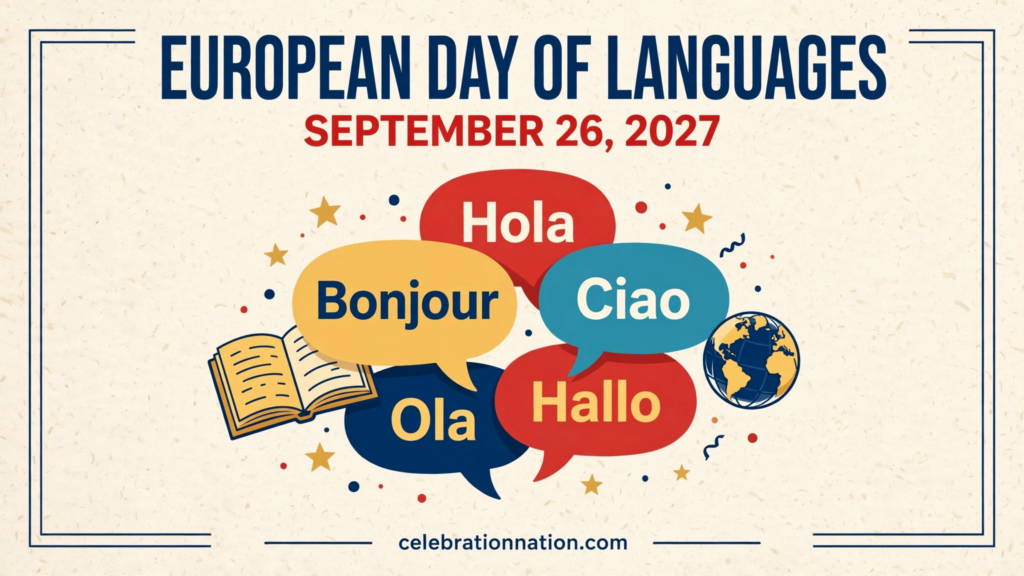 European Day of Languages poster