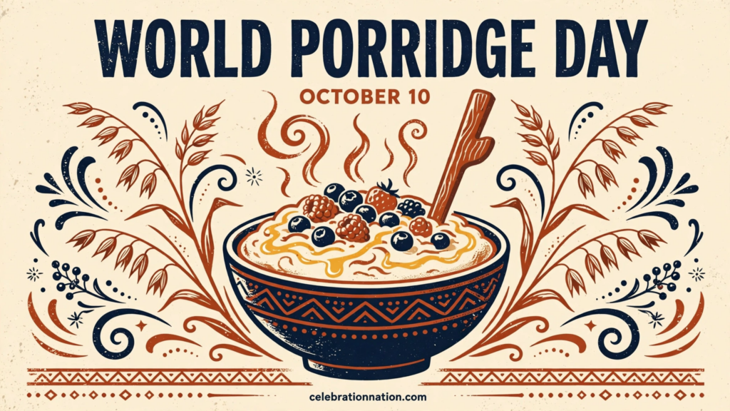 World Porridge Day poster