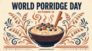 World Porridge Day 16x9 landscape poster