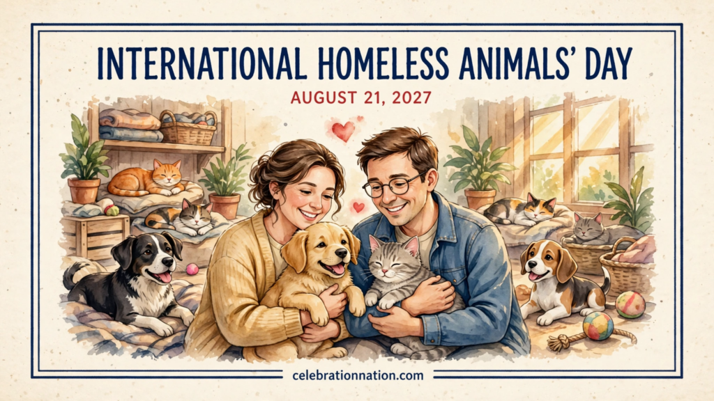 International Homeless Animals’ Day poster