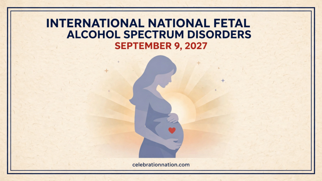 International National Fetal Alcohol Spectrum Disorders Day poster