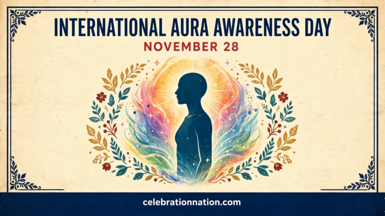 International Aura Awareness Day poster
