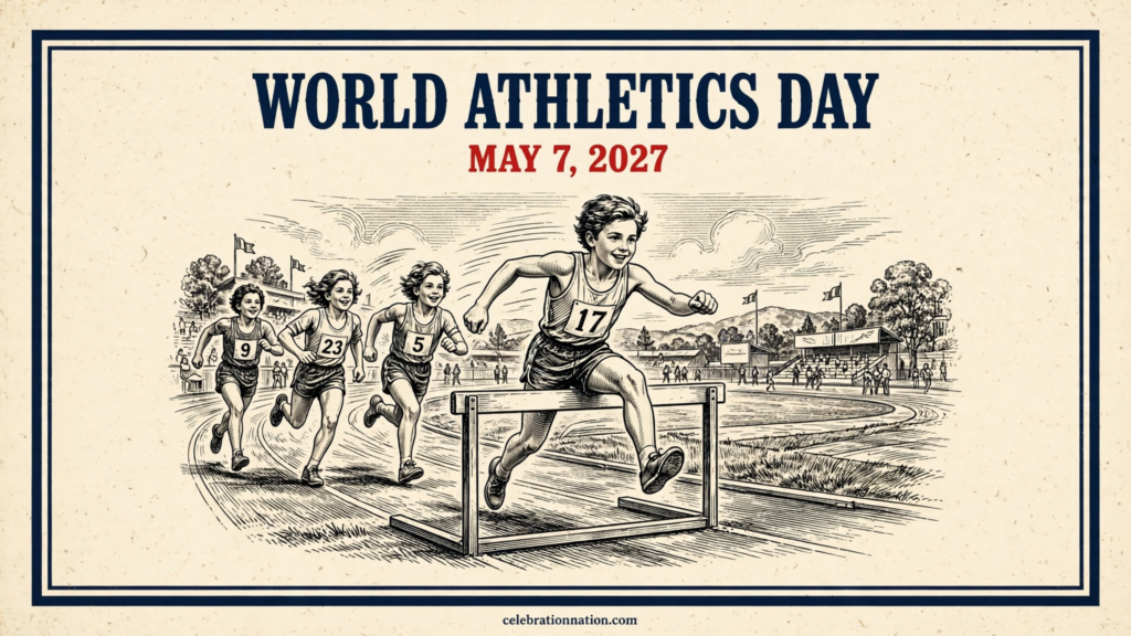 World Athletics Day poster