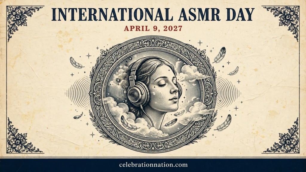 International Asmr Day poster