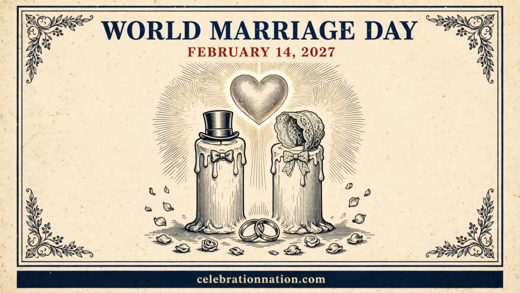 World Marriage Day poster