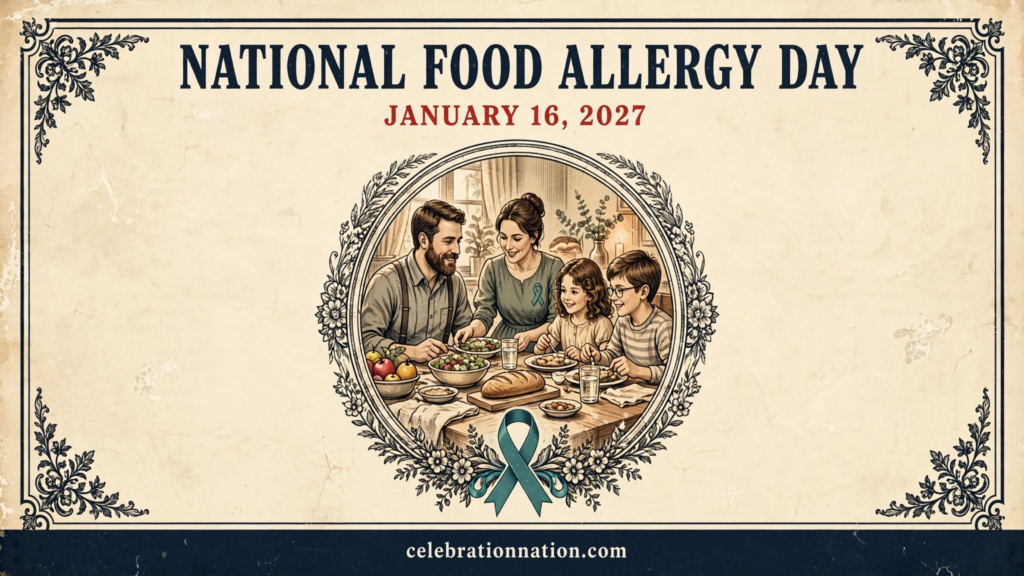 National Food Allergy Day poster