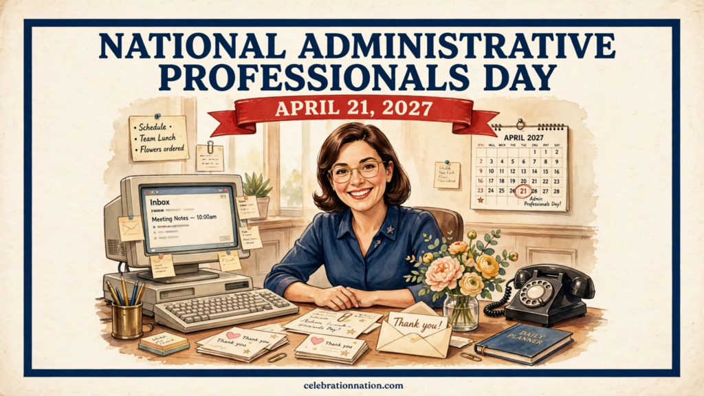 National Administrative Professionals Day poster