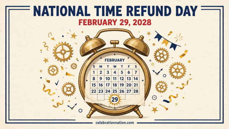 National Time Refund Day poster