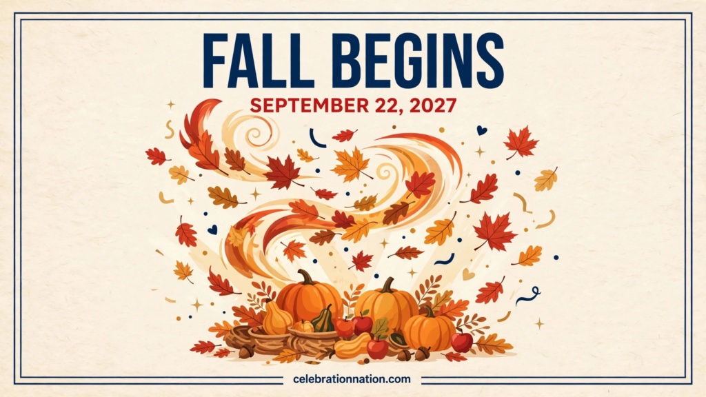 Fall Begins/Autumnal Equinox poster