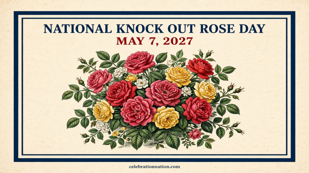 National Knock Out® Rose Day poster