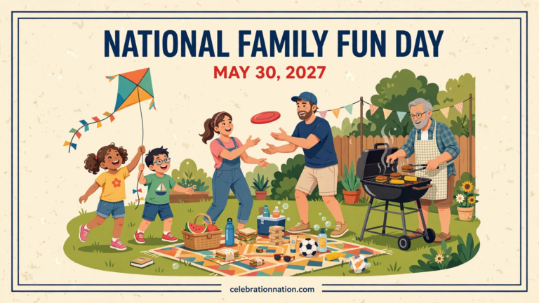National Family Fun Day poster