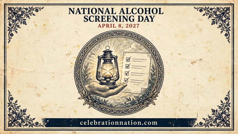 National Alcohol Screening Day poster