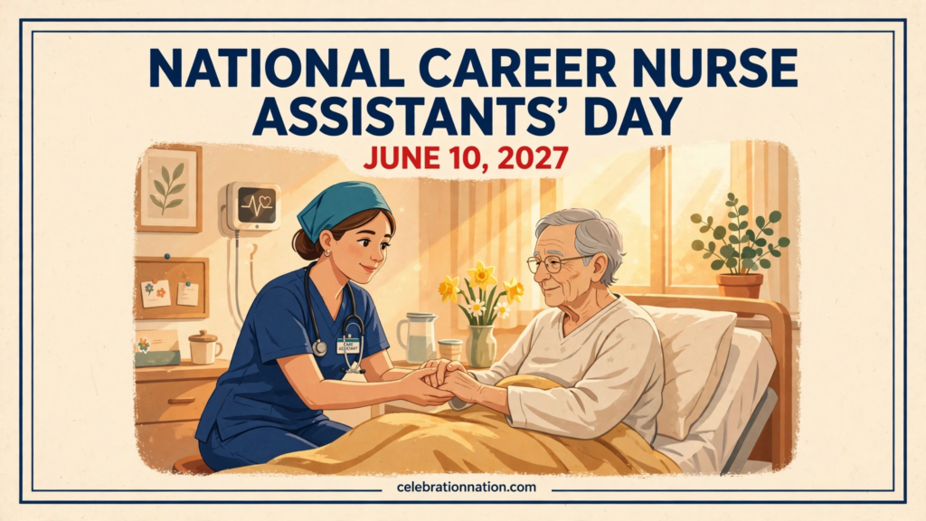 National Career Nurse Assistants’ Day poster
