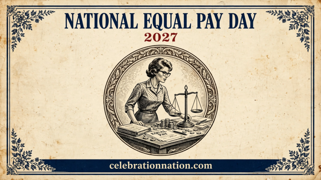National Equal Pay Day poster