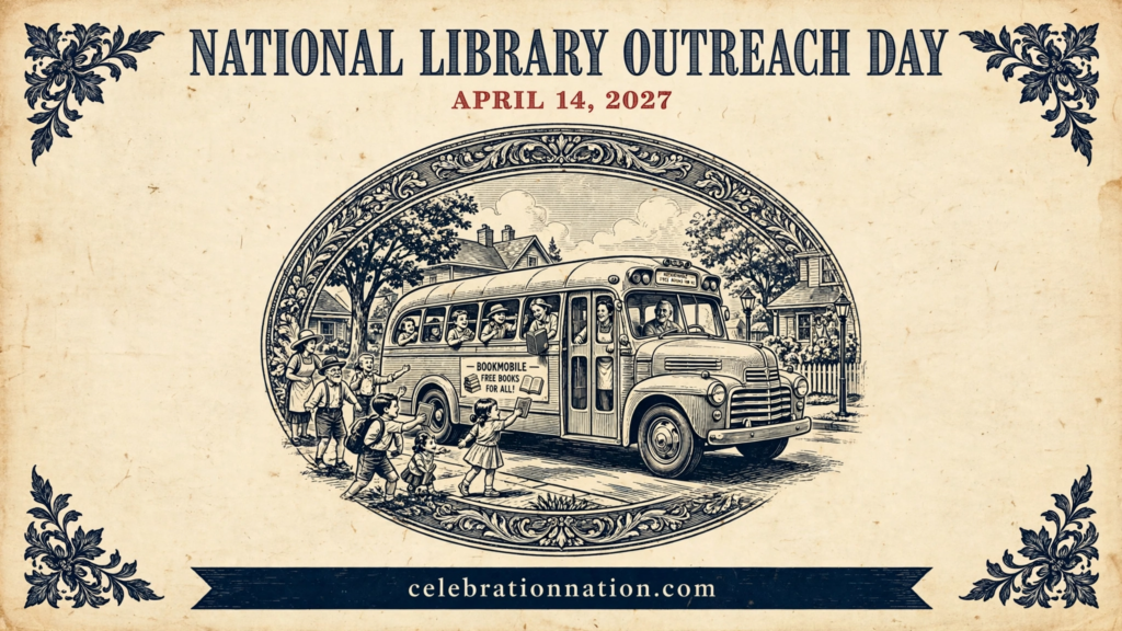 National Library Outreach Day poster