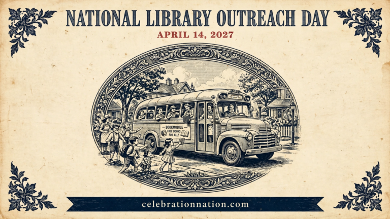 National Library Outreach Day poster
