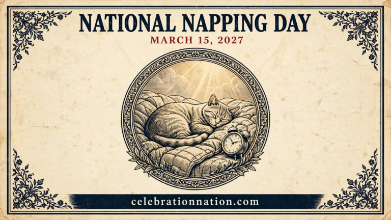 National Napping Day poster