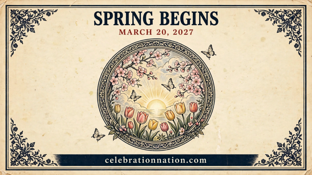 Spring Begins poster