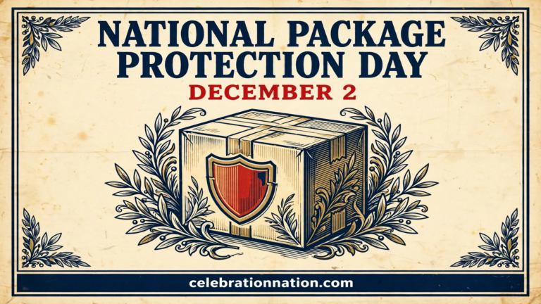 National Package Protection Day poster