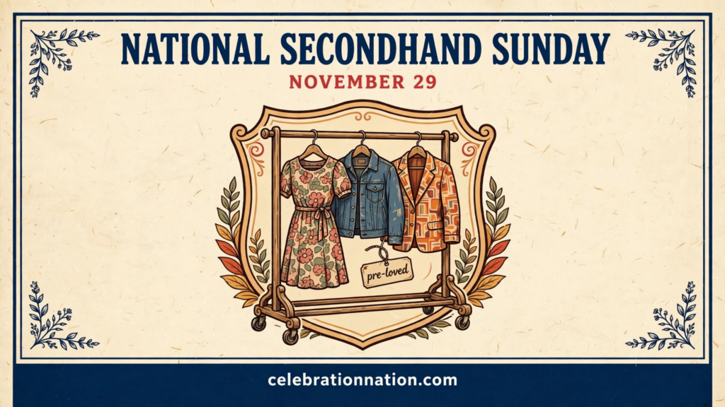 National Secondhand Sunday poster