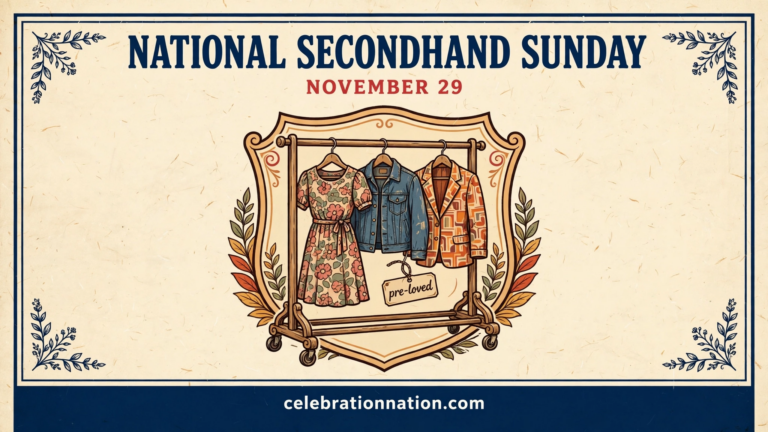 National Secondhand Sunday poster