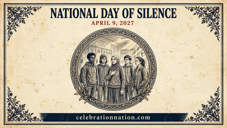 National Day of Silence poster