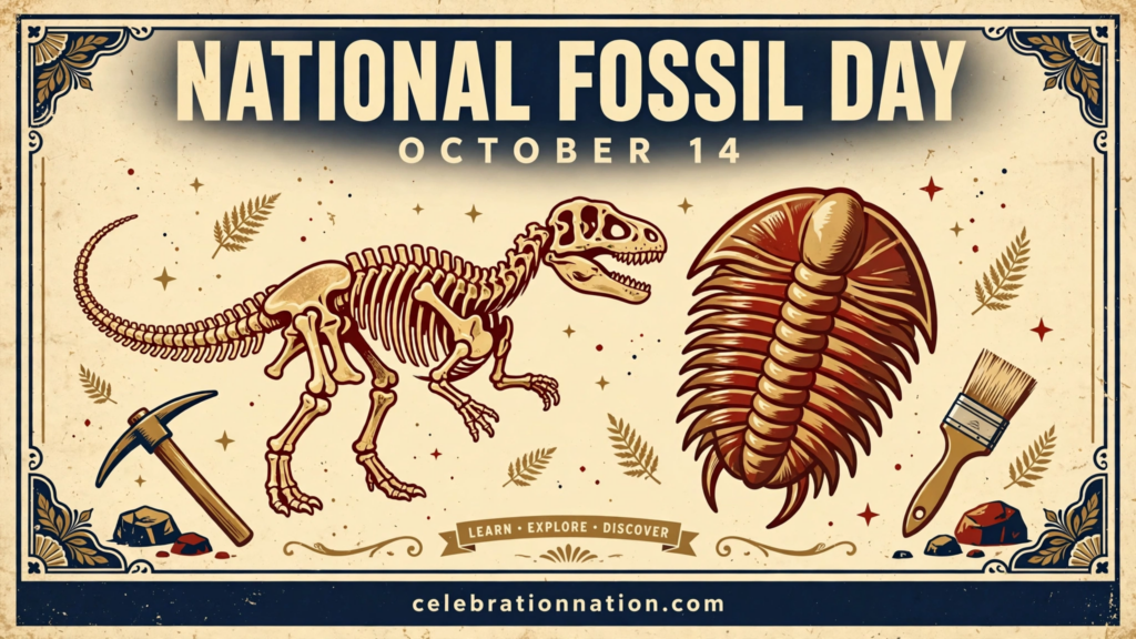 National Fossil Day™ poster