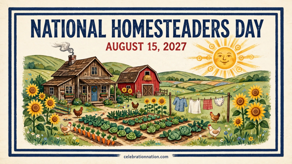 National Homesteaders Day poster