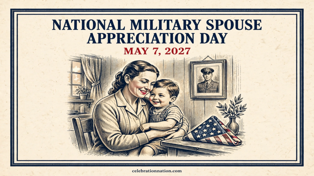 National Military Spouse Appreciation Day poster