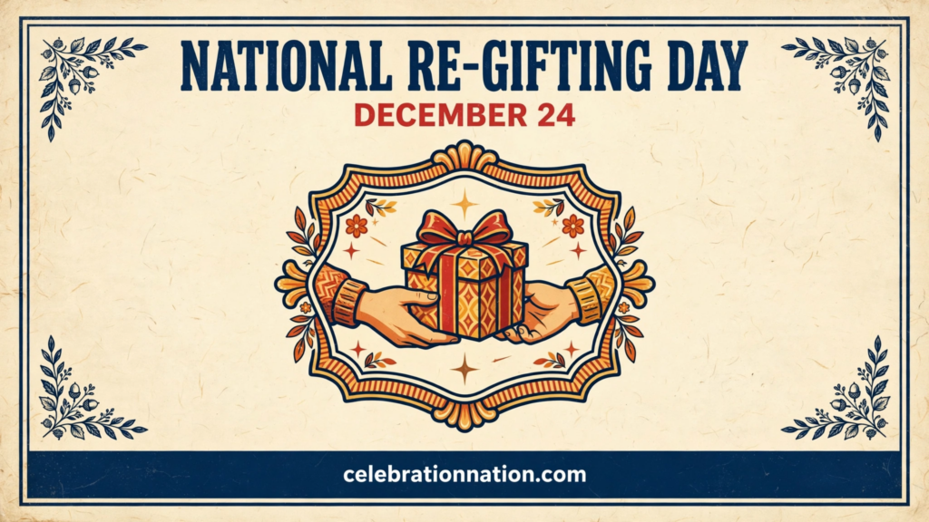 National Re-Gifting Day poster